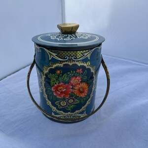 Murray Allen Candy Tin‎ Summer Flower Pattern Made in England – 1950s